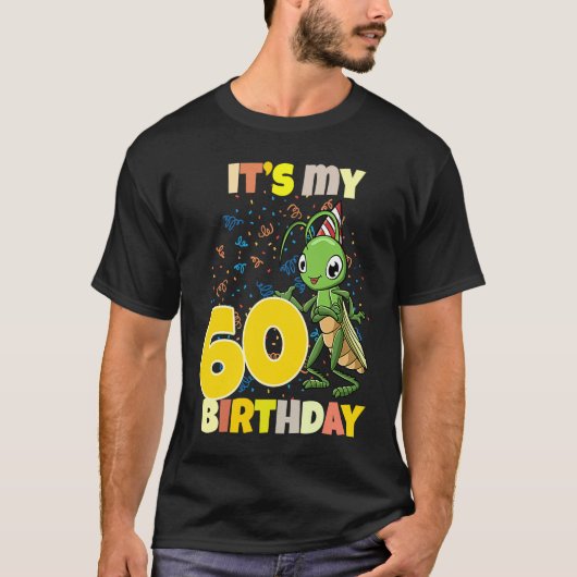 60歳の誕生日 Tシャツ (正面)