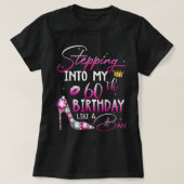 60歳の贈り物が私の60誕生日Lにステップイン Tシャツ (デザイン正面)