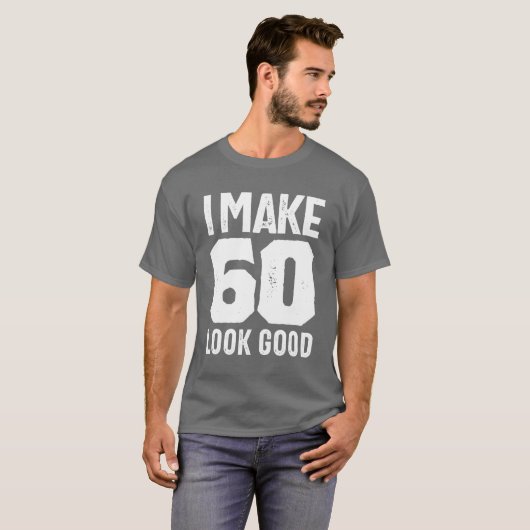 60歳の贈り物 | 60誕生日ギフトアイディア Tシャツ (正面フル)