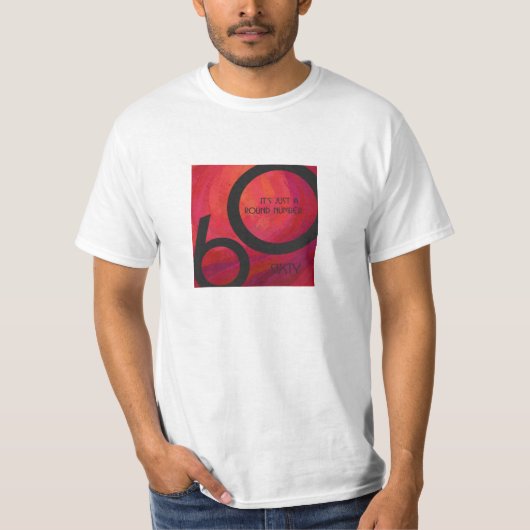 60歳の赤い10年誕生日 Tシャツ (正面)