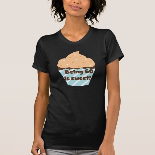 60歳は甘いTシャツと贈り物 Tシャツ (正面)