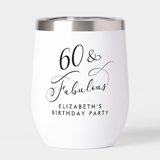 60歳エレガント誕生日パーティー (背面)