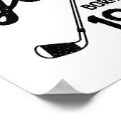 60歳ゴルファー・ゴルフ1963年ゴルファー60位 ポスター (角)