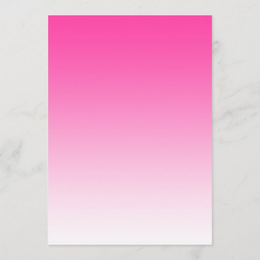 60歳サシでもピンクオンブレ 60歳誕生日 招待状 (裏面)