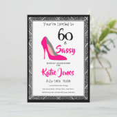 60歳サシ 60歳誕生日パーティー 招待状 (スタンド正面)