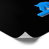 60歳パーソナライズされたの誕生日パーティーガール ポスター (角)