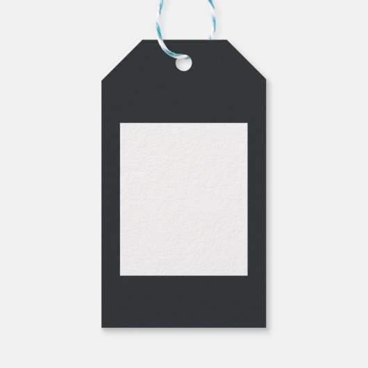 60歳モダンの誕生日シンプルのスタイリッシュスクリプエレガントト ギフトタグ (裏面)