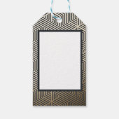 60歳モダンの誕生日シンプルのスタイリッシュスクリプエレガントト ギフトタグ (裏面)