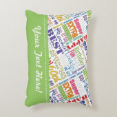 60歳ユニークの誕生日プレゼント アクセントクッション (正面(垂直))