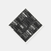 60歳ユニークの誕生日プレゼント スタンダードカクテルナプキン (角)