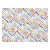 60歳ユニークの誕生日プレゼント テーブルクロス (正面(横))