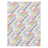 60歳ユニークの誕生日プレゼント テーブルクロス (正面)