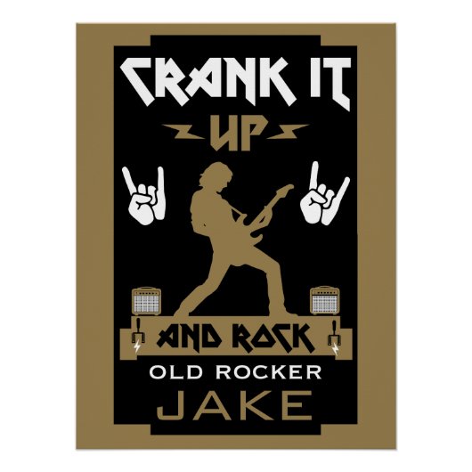 60歳ロッカーズ誕生日 ポスター (正面)