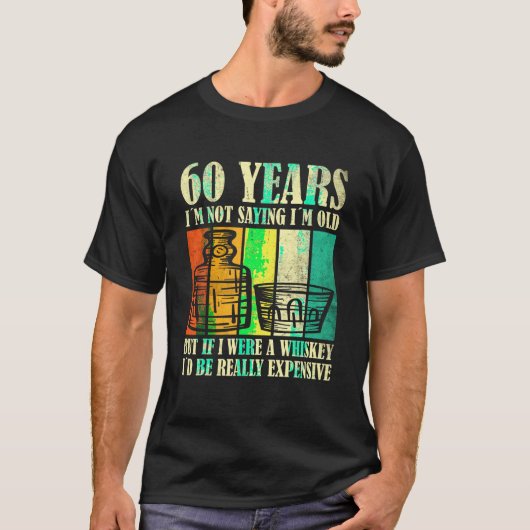 60歳ヴィンテージバーボンヴィンテージウイスキー60th B Tシャツ (正面)