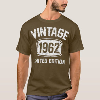 60歳ヴィンテージ1962年限定版60th Bir Tシャツ