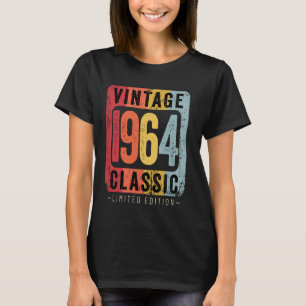 60歳ヴィンテージ1964 60番目の誕生日装飾 Tシャツ