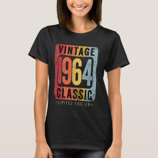 60歳ヴィンテージ1964 60番目の誕生日装飾 Tシャツ