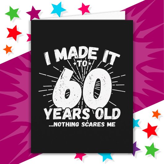 60歳皮肉ミームおもしろい60誕生日 カード