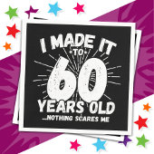 60歳皮肉ミームおもしろい60誕生日 スタンダードカクテルナプキン