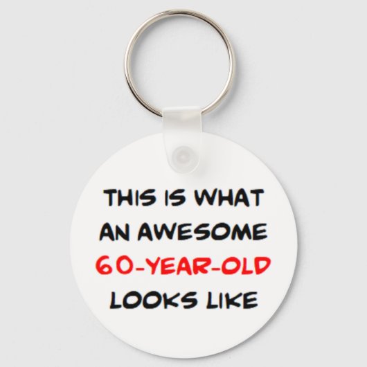 60歳素晴らし、 キーホルダー (正面)