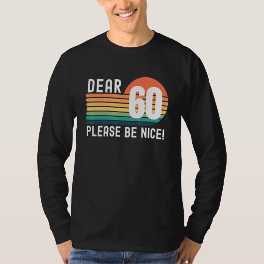 60歳誕生日レトロ誕生日My 60Bi Tシャツ (正面)