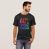 60歳誕生日分隊絞り染め60th B Day Tシャツ (正面フル)