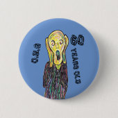 60歳誕生日 缶バッジ (正面)