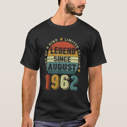 60歳60誕生日伝説19威厳がある年 Tシャツ (正面)