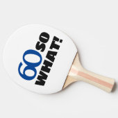 60歳 そんなこと 60歳の誕生日ユーモア名言タイポグラフィー 卓球ラケット (横)