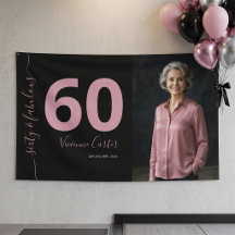 60歳 ファビュラス スクリプト ピンク 60歳の誕生日パーティー