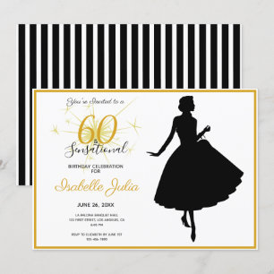 60歳 感動の誕生日招待状 招待状