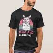 60歳Llaming 60th誕生日Llama Tシャツ (正面)