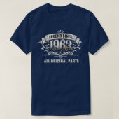60歳OldLegend1963 60誕生日から Tシャツ (デザイン正面)