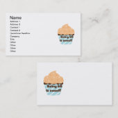 60甘いTシャツおよびギフトですであることは 名刺 (正面/裏面)