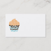 60甘いTシャツおよびギフトですであることは 名刺 (裏面)