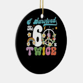 60生き延び年代の2倍の古いピーファッションドス セラミックオーナメント (右)