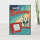 60生まれsヴィンテージ10年誕生日カード カード (正面)