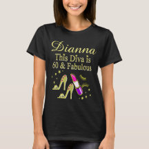 60番パーソナライズされた誕生日グラマーTシャツ
