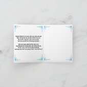 60番目おもしろいの女性カードの詩 カード (内部)