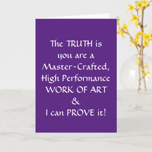 60番目おもしろいの誕生日カード カード (黄色い花)