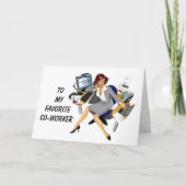 60番目のカードに昼食に祝1時間かかる カード (正面)