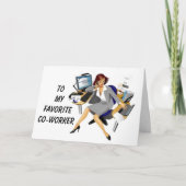 60番目のカードに昼食に祝1時間かかる カード (正面)