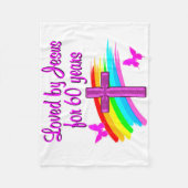 60番目の愛する神 フリースブランケット (正面)