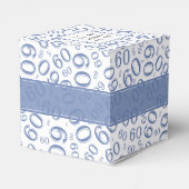 60番目の数字パターン青/白 フェイバーボックス (裏面サイド)