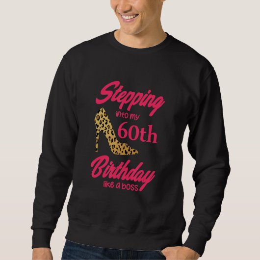 60番目の誕生日に入るボス60B スウェットシャツ (正面)