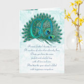 60番目の誕生日の飾りカード カード (黄色い花)