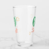 60番目の誕生日やる気を起こさせる60おもしろいだから、何のフローラ タンブラーグラス (右)