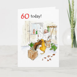 60番目の誕生日カード(男性) カード