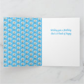 60番目の誕生日デイジー カード (内部)