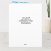 60番目の誕生日デイジー カード (裏面)